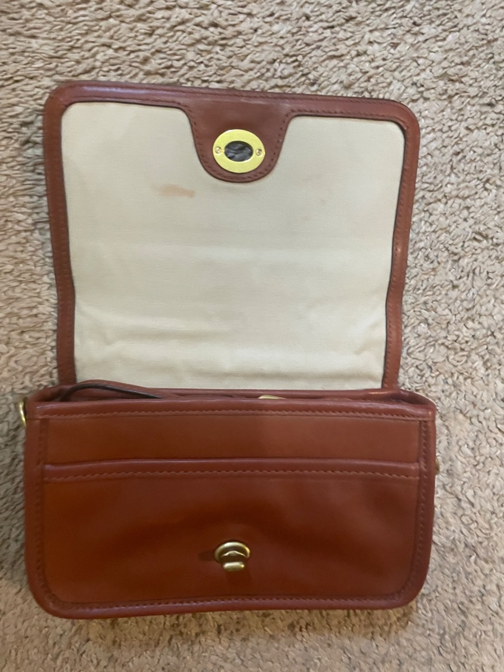 Coach Penny Legacy Leather Crossbody Turnlock - Picture 5 of 13